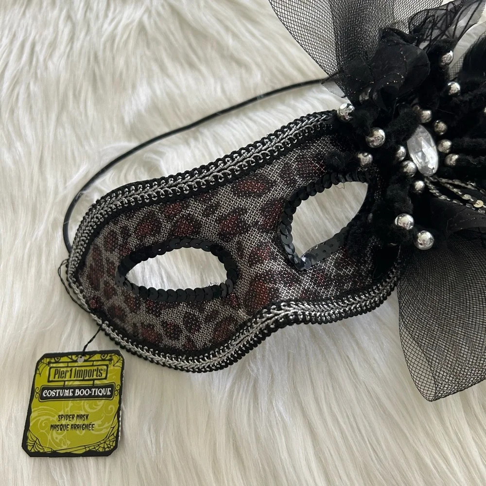 Pier 1 Imports Masquerade Mark with jewels and feathers